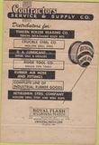 Matchbook Cover - Contractors Service Supply Winchester KY 40 Strike