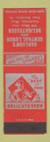 Matchbook Cover - Carlson's Central Lunch Deli Cambridge MA