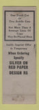 Matchbook Cover - Carlson's Central Lunch Deli Cambridge MA