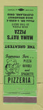 Matchbook Cover - Mama Ray's Pizza Cleveland OH GREEN