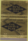Matchbook Cover - The Morris Plan Des Moines IA loans 40 Strike
