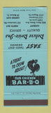 Matchbook Cover - Deluxe Drive Inn Sudbury North Bay ON 30 Strike