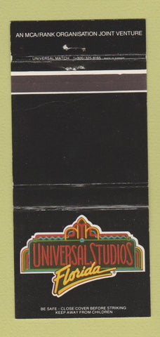 Matchbook Cover - Universal Studios Florida Orlando FL 30 Strike