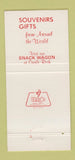 Matchbook Cover - Castle Rock Souvenir Barn St Ignace MI 30 Strike