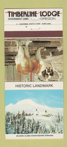 Matchbook Cover - Timber Lodge Government Camp OR 30 Strike