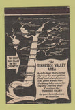 Matchbook Cover - Tennessee Valley Area dams 40 Strike