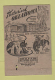 Matchbook Cover - Oklahoma OK Tourism Turner Falls State Capitol 40 Strike