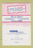 Matchbook Cover - Ford Ideal Laundry Kansas City MO 40 Strike SAMPLE
