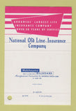Matchbook Cover - National Old Line Insurance Little Rock AR 40 Strike SAMPLE