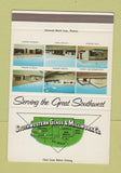 Matchbook Cover - Southwestern Glass Millwork Phoenix AZ Tuscon 40 Strike SAMPLE