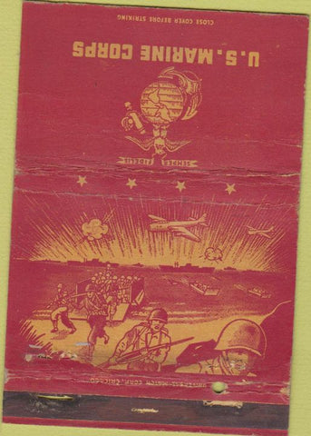 Matchbook Cover - US Marine Corps WORN 40 Strike