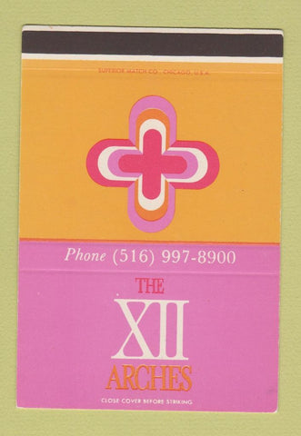 Matchbook Cover - XII Arches Jericho NY 40 Strike SAMPLE