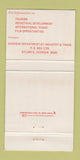 Matchbook Cover - Georgia Tourism Commerce Atlanta GA WEAR 30 Strike