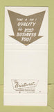 Matchbook Cover - Ford Metal Stamping Division 30 Strike SAMPLE