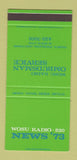 Matchbook Cover - WOSU Radio 820 30 Strike SAMPLE