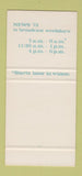 Matchbook Cover - WOSU Radio 820 30 Strike SAMPLE