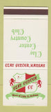 Matchbook Cover - Clay Center Country Club St Andrews WA 30 Strike SAMPLE