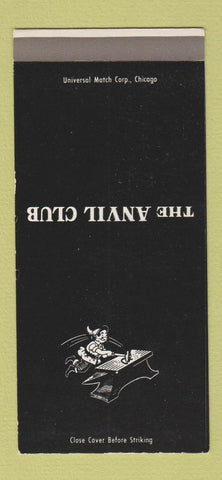 Matchbook Cover - Anvil Club 30 Strike SAMPLE