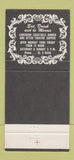 Matchbook Cover - Kenny's Steak Pub New York City football 30 Strike