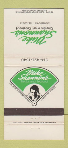 Matchbook Cover - Mike Shannon's St Louis MO baseball WEAR 30 Strike