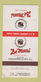 Matchbook Cover - DeMassi Cadillac Englewood Cliffs Lyndhurst NJ WEAR 30 Strike