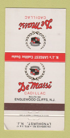 Matchbook Cover - DeMassi Cadillac Englewood Cliffs Lyndhurst NJ WEAR 30 Strike