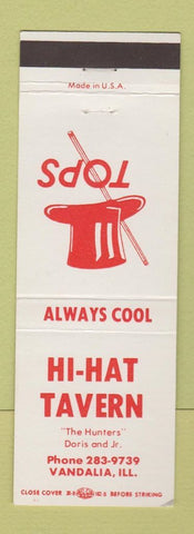 Matchbook Cover - Hi Hat Tavern Vandalia IL