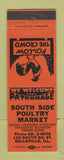 Matchbook Cover - South Side Poultry Market Belleville IL