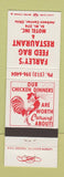 Matchbook Cover - Farley's Feed Bag Restaurant Jackson Corner OH