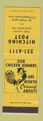 Matchbook Cover - Hitching Post Fried Chicken Mount Washington