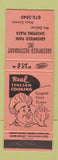 Matchbook Cover - Greenfield Restaurant Canada Pizza