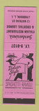 Matchbook Cover - Garbarino's Italian Restaurant Lynbrook LI NY