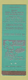 Matchbook Cover - Ranch House Restaurant Monte Vista Colorado WEAR TEAL