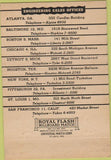 Matchbook Cover - Cambridge Wire Cloth MD 40 Strike
