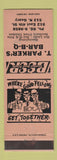 Matchbook Cover - T Parker's BBQ San Francisco?