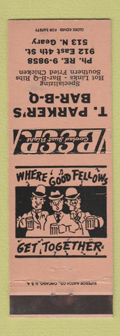 Matchbook Cover - T Parker's BBQ San Francisco?