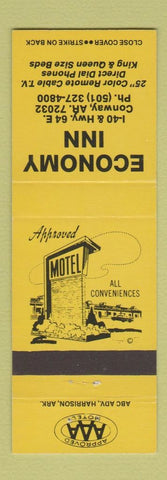 Matchbook Cover - Economy Inn Conway AR