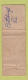 Matchbook Cover - Gateway Grill Perry Pittsburgh PA WORN