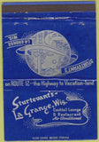 Matchbook Cover - Sturtevant's La Grange WI restaurant 40 Strike