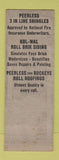 Matchbook Cover - Weaver Wall Shingles Joe Froehlich Toledo OH window