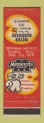 Matchbook Cover - Minnesota Tested Paints Meyer Hardware