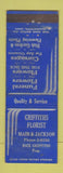 Matchbook Cover - Griffiths Florists WEAR