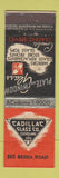Matchbook Cover - Cadillac Glass Company Cleveland OH feature