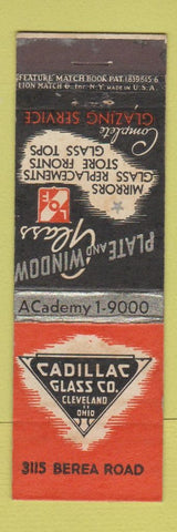 Matchbook Cover - Cadillac Glass Company Cleveland OH feature
