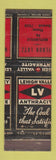 Matchbook Cover - Lehigh Valley Anthracite Coal Mifflinville PA Lutz MISCUT