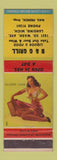 Matchbook Cover - B&G Grill Lansing MI pinup