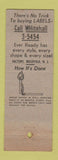 Matchbook Cover - Ever Ready Labels New York City