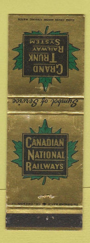 Matchbook Cover - Grand Truck Railway Railroad