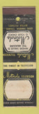 Matchbook Cover - Motorola TV WEAR