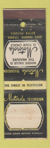 Matchbook Cover - Motorola TV WEAR